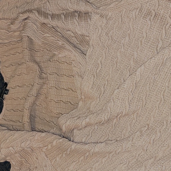 Suzanne Betro size 2X long sleeve sweater peach color polyester & acrylic - Picture 8 of 8